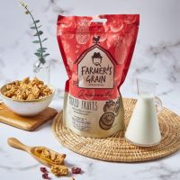 Farmers Grain granola รสผลไม้รวม mixed fruits (vegan) ถุงขนาด 160 กรัม