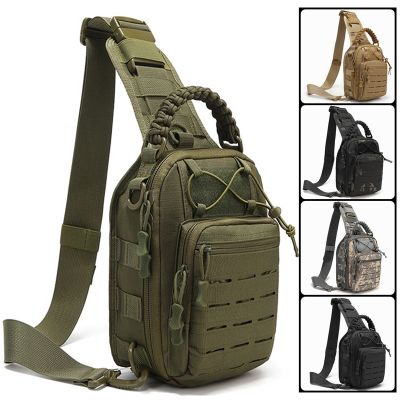 Military Tactical Shoulder Bag Sling Backpack 900D Oxford Men Outdoor Chest Bag Climbing Camping Fishing Trekking Molle Army Bag