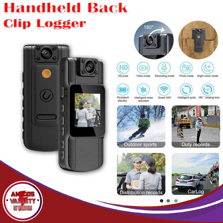 Mini Body Camera 1080P IP65 Con Scheda SD E Batteria 800mAh – Per Ciclismo E Attività Outdoor