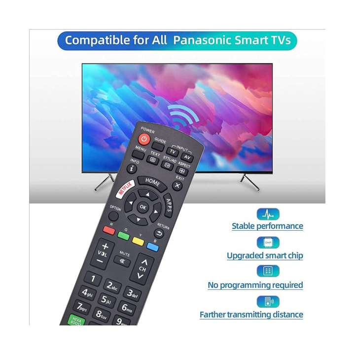 universal-remote-control-for-panasonic-viera-lcd-led-3d-tv-with-netflix-my-app-buttons
