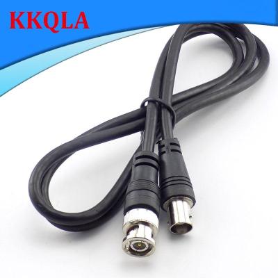 QKKQLA 1M BNC Male to Female Plug CCTV Extension Coaxial Line Cable Connector Adapter for CCTV Camera Home Security