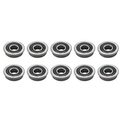 10Pcs F695-2RS Bearing 5X13X4mm Flanged Miniature Deep Groove Ball Bearings F695RS for VORON Mobius 2/3 3D Printer