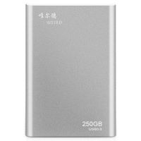 WEIRD 2.5inch 250GB External Mobile Hard Disk High Speed USB 3.0 Metal HDD Storage Devices for Laptop Desktop PC