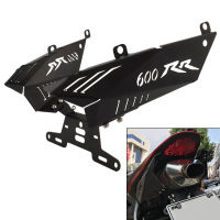 QMSTART Racing License Frame Plate Holder Tail Tidy Fender Eliminator Exhaust Guard Cover Protector For HONDA CBR600RR 2007-2012