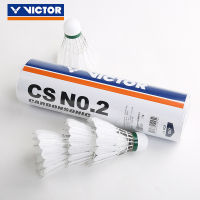 VICTOR CS2คาร์บอนโซนิคลูกแบดมินตันคาร์บอนไฟเบอร์ที่มนุษย์สร้างขึ้นคาร์บอนไฟเบอร์ที่ทนทานและมีเสถียรภาพ