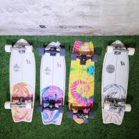 [0203] RareAnt Surf skate บอร์ด 31x9.5นิ้ว ล้อ 65mm ทรัค CX4 setting ดี งานสวย ปริ้นลายลงผ้า