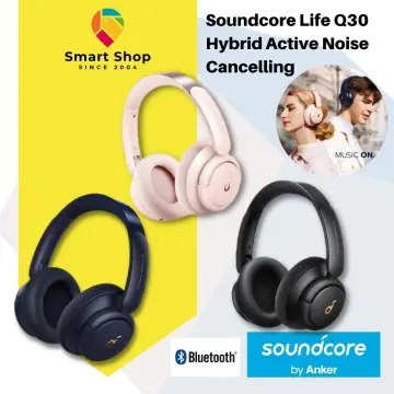 Soundcore by Anker Life Q30 Hybrid Active Noise Cancelling Headphones with  Multiple Modes, Hi-Res Sound, 40H Playtime, Clear Calls, Fast Charge, Soft  Earcups, Bluetooth Headphones, Travel 