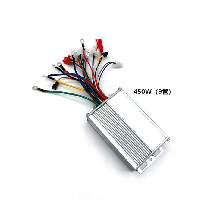 48v-60v-450w-sinusoidal-brushless-9-tube-controller-for-electric-bicycle-motorcycle-bldc-motor-controller