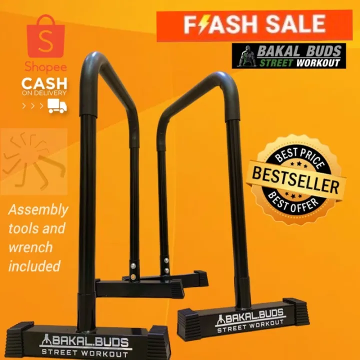 Prime dip bar with FREE Tools powder coated parallel Dips bars for