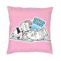 xzx180305   Good Night Dalmatian Qui Dort ปลอกหมอน45x45ซม.ตกแต่ง3D พิมพ์สุนัขการ์ตูนปลอกหมอนสำหรับรถคู่-ด้าน