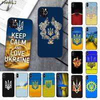 Ukraine Flag DIY Painted Bling Phone Case for iPhone 13 12pro max 11 pro XS MAX 8 7 6 6S Plus X 5 5S SE 2020 XR case Electrical Safety