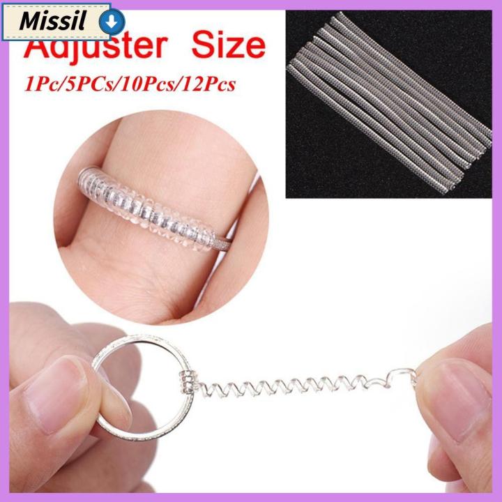 Ring Size Adjuster Invisible Resizer Reducer Set 10 Pieces