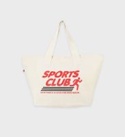 [ของแท้ 100%] กระเป๋าผ้า SPORTY &amp; RICH Sports Club Tote Bag Natural