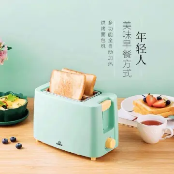 Stainless Steel Single/Double Side Bread Baking Oven Machine 2 Slot  Electric Toaster Automatic Breakfast Toast Sandwich Maker EF