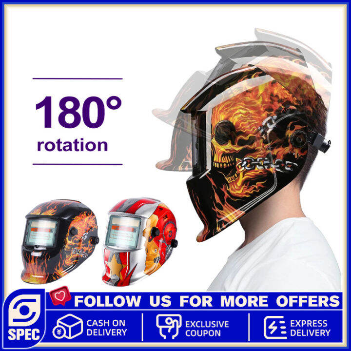 Solar Auto Darkening Schweißfilter - DIN5-13 Für Schweißhelm, 4 Sensoren