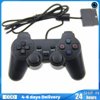 ตัวควบคุมเกม Gamepad การเชื่อมต่อแบบใช้สายสำหรับ PS2