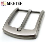 Meetee 1/2/5pc 40mm Metal Belt Buckles Brushed Pin Buckle Head for Men 39;s Cowboy Hardware Accessory DIY Leather Craft Fit 37-39mm