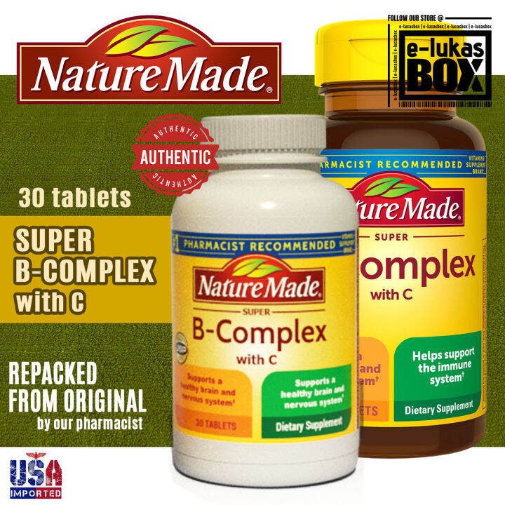 Vitamin with C NatureMade 30pcs Tablets Lazada PH