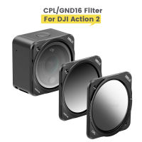 ชุดตัวกรองสำหรับ DJI Action 2 CPL GND 16 Magnetic Adjustable Gradient Filter เลนส์ป้องกันสำหรับ DJI Action 2กล้อง Accessories