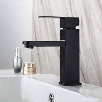 Bathroom Basin Faucet Hot and Cold Water Mixer Sink Tap Black Faucet Tap Mixer Waterfall Faucets