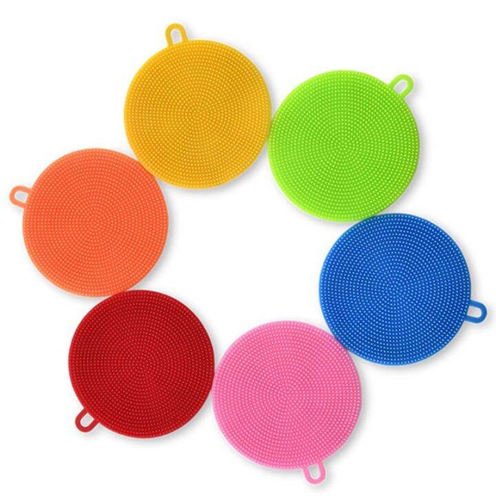 kitchen-dishwashing-brush-round-silicone-dishcloth-cleaning-kitchen-tools