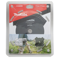 MAKITA ใบมีดตัดหญ้า4คม 230x1.8mmx4T รูเพลา25.4mm. และ 255x2.0mmx4T รูเพลา25.4mm.