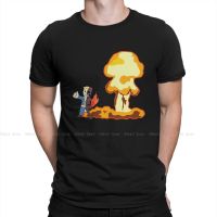 MenS T-Shirt Vault Explosion Classic Awesome Tees Short Sleeve Fallout Game T Shirts Round Neck Clothes Party 【Size S-4XL-5XL-6XL】