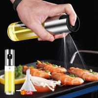 Olive Oil Sprayer ขวดน้ำส้มสายชูขวดสเปรย์แก้วปั๊มน้ำมันหม้อ BBQ Sprayer สำหรับ Leak-Proof Grill ห้องครัวเครื่องมือทำอาหาร【จัดส่งจากประเทศไทย】