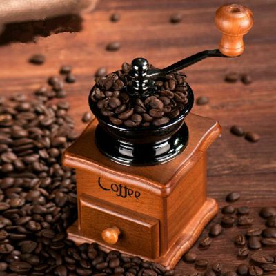 （HOT NEW） VintageHand CrankMetal Coffee Pepper Herb Mill เครื่องบดเครื่องเทศขายดี