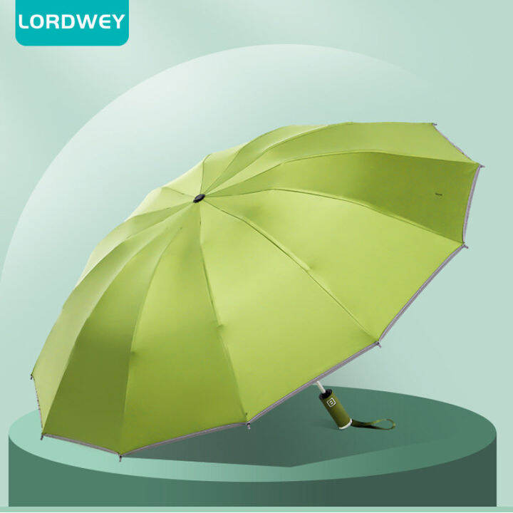 lordwey-อัตโนมัติพับร่มที่แข็งแกร่งสำหรับผู้ชายผู้หญิง-windproof-12ซี่โครงย้อนกลับร่มลมทนการเดินทาง-inverted-ฝนร่ม