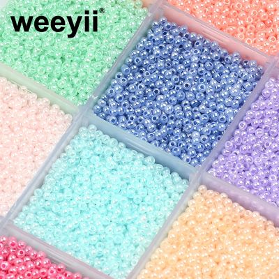 Approx.1000pcs 2mm Cream Color Czech Glass Beads for Jewelry Making DIY Beads Round Bracelet Necklace Earrings Accessories Headbands