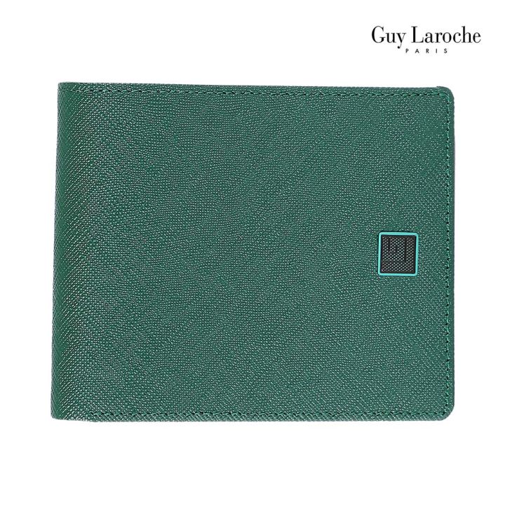 guy-laroche-กระเป๋าสตางค์พับสั้น-รุ่น-mgw0321-สีเขียว