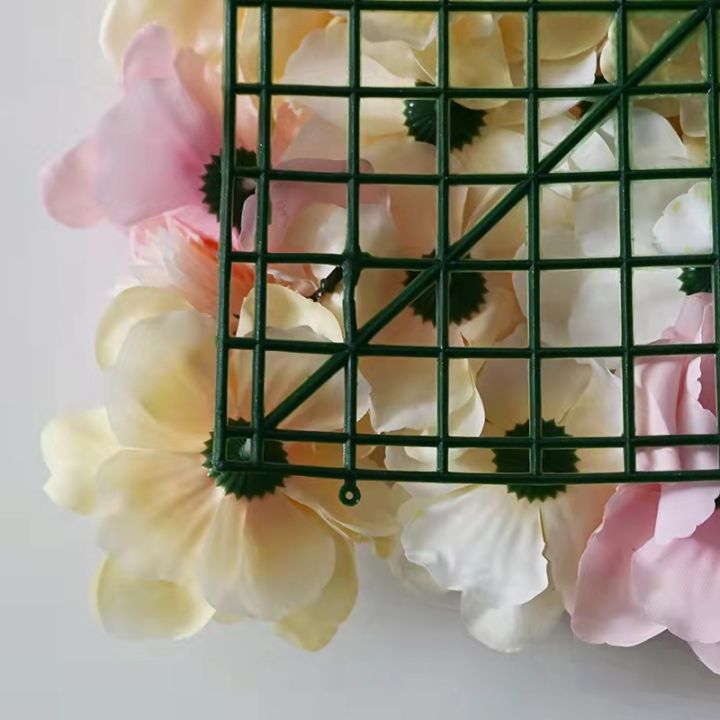 กำแพงดอกไม้จำลอง-กำแพงดอกไม้ผนังดอกไม้ประดิษฐ์-ตกแต่งหัวพรมพิมพ์ลาย-กำแพงฉากหลัง-หน้าต่างร้านค้าถ่ายภาพ-กุหลาบ-wallhuilinshen