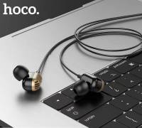 HOCO DM24 wired earphone หูฟังอินเอีนร์ มีปุ่มรับสายวางสาย แจ็ค 3.5mm. เสียงดี ของแท้ HOCO ส่งไว มีของพร้อมส่ง