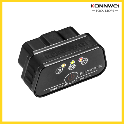 KONNWEI KW901 OBDII BT 4.0เครื่องทดสอบเครื่องทดสอบทางการวินิจฉัยความผิดปกติของเครื่องยนต์รถไร้สายเครื่องมือสแกนสแกนเนอร์รถยนต์วินิจฉัย