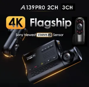 mini 0906 4k 2ch dual gps dashcam