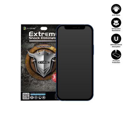 Apple iPhone 12 Mini (5.4 ) X-One Extreme Series Matte ป้องกันลายนิ้วมือปกป้องหน้าจอ