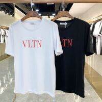 ▨☫✺ Valent1n0 2022 เสื้อยืดลําลองสําหรับผู้ชายแขนสั้นพิมพ์ลายตัวอักษร