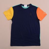 [Original]RalphˉlaurenˉRL056 mens short-sleeved thin color matching round neck T-shirt summer new with label