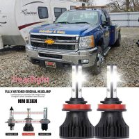 หลอดไฟหน้ารถยนต์ LED LAI 40w 6000k สีขาว สําหรับ Chevrolet k3500 1990-2000 2PCS