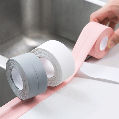 Bathroom Kitchen Shower Sink Bath Sealing Strip Tape Caulk Strip Self Adhesive Waterproof Wall Sticker Sink Edge Tape 2022 New