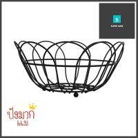 ตะกร้าผลไม้กลม KECH FLOWER 29 ซม. สีดำFRUIT BASKET KECH FLOWER 29CM ROUND BLACK **ราคาดีที่สุด**