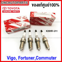 [แท้ศูนย์100%] หัวเทียน TOYOTA K20HR-U11 (90919-T1004) VIGO HIACE COMMUTER FORTUNER เครื่อง 2TR เบนซิน Made in Indonesia / Japan