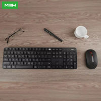 MIIIW Wireless Office Keyboard &amp; Mouse Set Only One USB Control 104 Keys 2.4GHz Multi System Compatible Wireless Keyboard