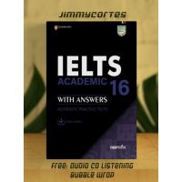 แผ่น CD Cambridge IELTS Academic 16 พร้อมคําตอบ และเสียง