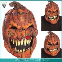 ขายร้อน Halloween Horror Mask ลาเท็กซ์ Pumpkin Shape กิจกรรมสำหรับผู้ใหญ่ Pumpkin Head Mask