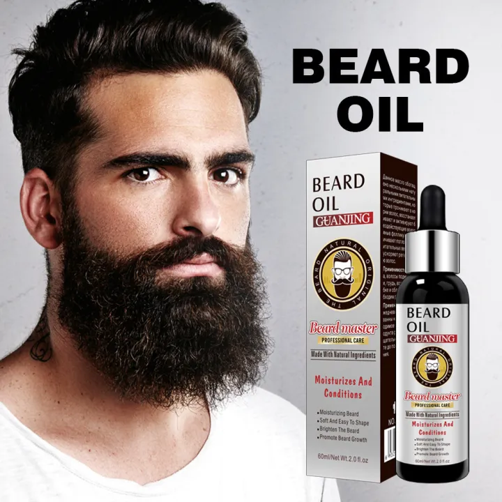 Pure Beard Growth Oil Men Anti Hair Loss Grow Mustache Essence Oil