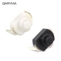 10Pcs 1288BM DC 1A/30V Flashlight Right Angle Switch Balck/White Mini Push Button Switch for Electric Torch Self Locking ON-OFF