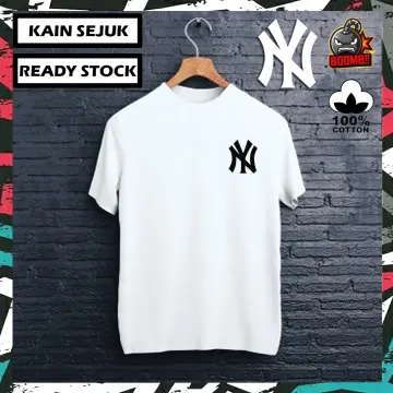 MLB New York Yankees T-Shirt (TailSweep) Rubberized Vinyl Print tshirt  Design Shirt Tees Good Quality T-Shirt Sale shirt for Men and Women (Black)