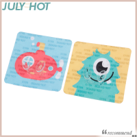 JULYHOT ตะขอแขวนการ์ตูน,ตะขอแขวนติดผนังด้วยตนเองสายไฟที่เก็บติดกาวแบบสุ่ม